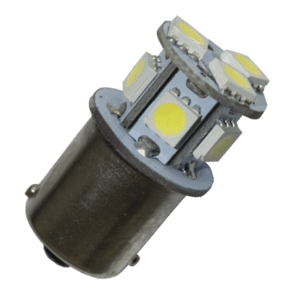 BA15S/P21W 8smd, Gul/Orange - 24v