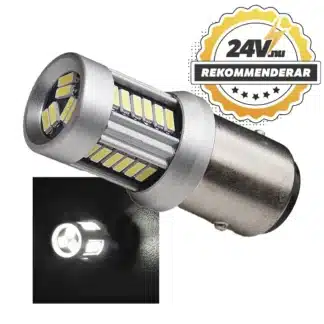 BA15S 12v-24v Vit P21W