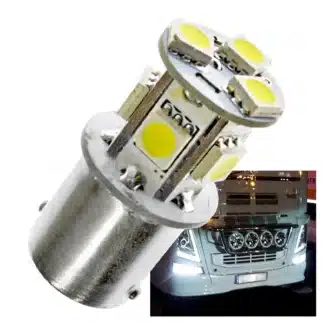 BA15S P21W Xenonvit 24V Lastbil lykta