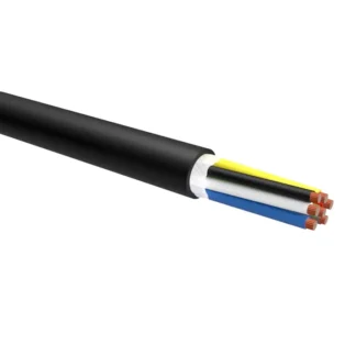 Kabel ADR 7-pol 7-led dubbelmantlad Svart