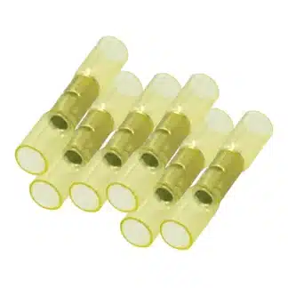 Skarvhylsa med krympslang GUL för 4-6 mm