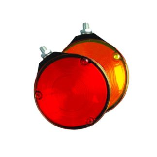 Spansk Lampa Glödlampa Orange/Röd
