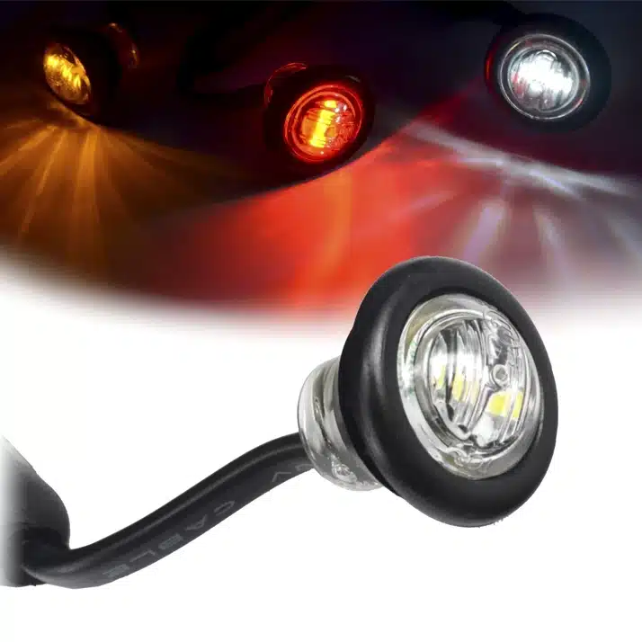 Pearl runda positionsljus LED