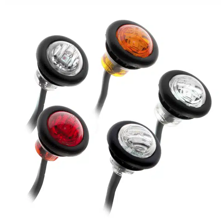 Runt positionsljus LED 12V-24V pearl