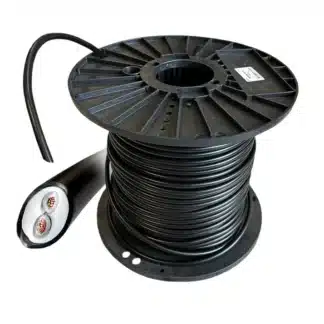Kabel ADR 2-polig 1,5 mm svart