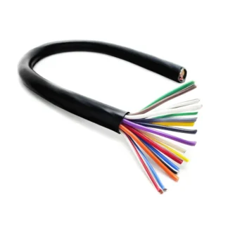 Kabel 16-pol 1,5mm Svart