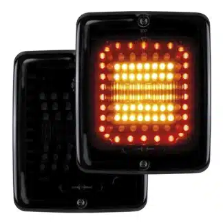 Dark Knight Square IZE LED - Bak Broms Blinkerslampa