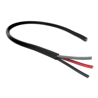 Kabel 3-pol 1,5mm Svart