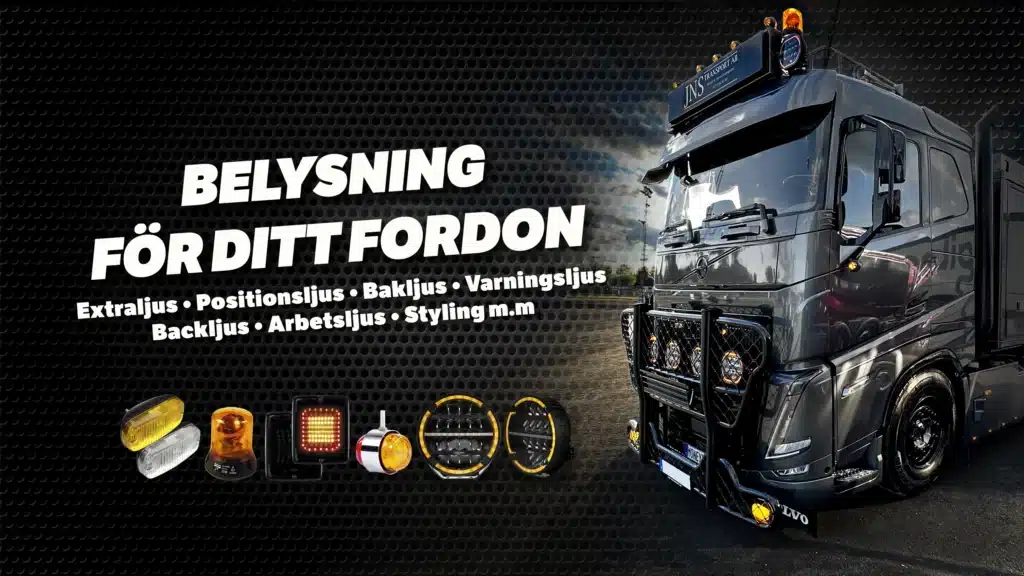 Belysning för fordon 24V 12V